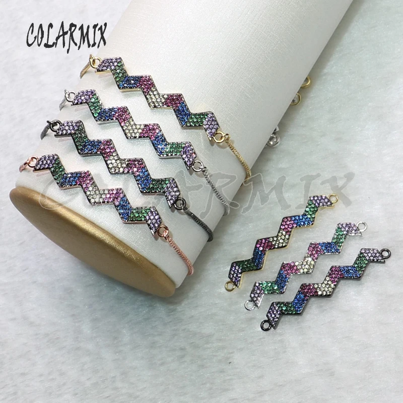 5 pieces wave bracelets rainbow zircon crystal charm bracelets pendants rainbow jewelry for women gift 5416
5 pieces wave bracelets rainbow zircon crystal charm bracelets pendants rainbow jewelry for women gift 5416