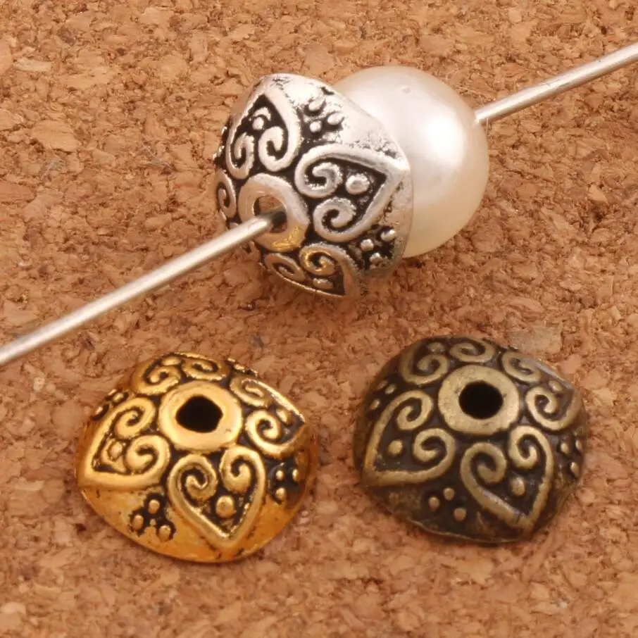 Heart Dots Bali Style Design Bead caps 9.5x9.4mm 75PCS Antique Silver/Bronze/Gold Cap Jewelry Findings Components L1048
Heart Dots Bali Style Design Bead caps 9.5x9.4mm 75PCS Antique Silver/Bronze/Gold Cap Jewelry Findings Components L1048