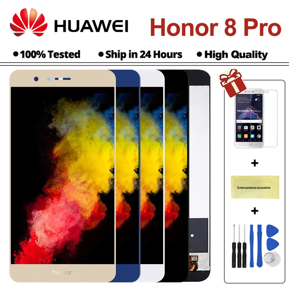 5.7'' For Huawei Honor 8 Pro LCD Display Touch Screen Digitizer For Honor V9 LCD With Frame DUK L09 AL20 Screen Replacement
5.7'' For Huawei Honor 8 Pro LCD Display Touch Screen Digitizer For Honor V9 LCD With Frame DUK L09 AL20 Screen Replacement