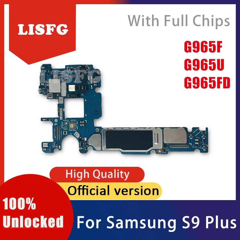 100% Unlocked Mainboard Logic Board For 64GB Samsung Galaxy S9 Plus G965F G965U G965FD Motherboard Board With Android System
100% Unlocked Mainboard Logic Board For 64GB Samsung Galaxy S9 Plus G965F G965U G965FD Motherboard Board With Android System