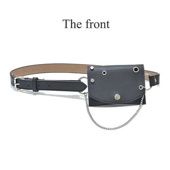Women Fanny Pack Fashion Punk Style Lady Waist Bag Joker Metal Chain Decoration Belt Messenger Pursr Cool Bum Bags wholesale 136
Women Fanny Pack Fashion Punk Style Lady Waist Bag Joker Metal Chain Decoration Belt Messenger Pursr Cool Bum Bags wholesale 136