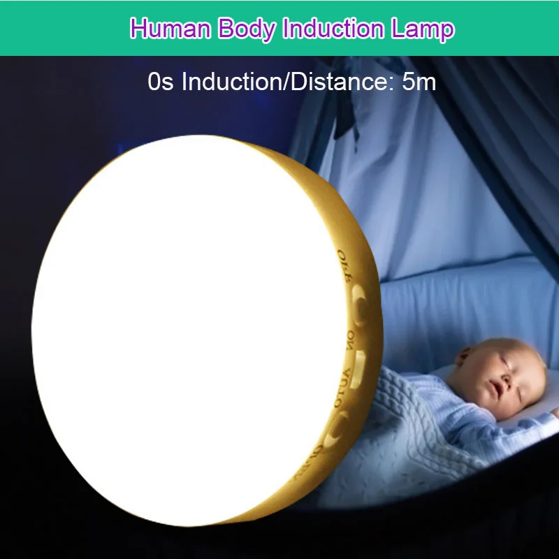 LED Smart Motion Sensor Night Lights Intelligent Wireless Detector Light Auto On/Off Wall Lamp for Bedroom Closet Cabinet Stair
LED Smart Motion Sensor Night Lights Intelligent Wireless Detector Light Auto On/Off Wall Lamp for Bedroom Closet Cabinet Stair