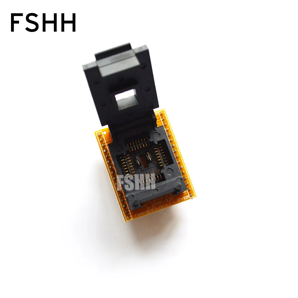Адаптер программатора FSHH QFN32 к DIP32, размер тестовой розетки ic WSON32 UDFN32 MLF32 = Шаг контакта 13,2 мм x 13,2 мм = 1,27 мм
Адаптер программатора FSHH QFN32 к DIP32, размер тестовой розетки ic WSON32 UDFN32 MLF32 = Шаг контакта 13,2 мм x 13,2 мм = 1,27 мм