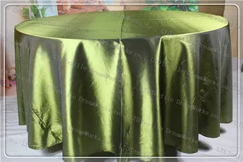 

Oliver Green Taffeta Tablecloth For Wedding Event&Party&Hotel&Banqet Supplies/Decoration(Chair Cover&Band&Backdrop&Napkins)