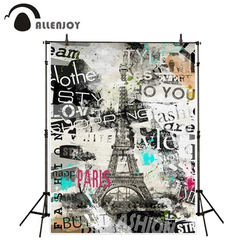 Allenjoy photography backdrop Paris vintage eiffel tower romantic eurpe graffiti background photobooth decor photocall
Allenjoy photography backdrop Paris vintage eiffel tower romantic eurpe graffiti background photobooth decor photocall