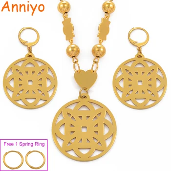Anniyo Micronesia Pendant Earrings Beads Necklaces Jewelry sets for Women Gold Color Hawaii Marshall Pohnpei Gifts #078521
Anniyo Micronesia Pendant Earrings Beads Necklaces Jewelry sets for Women Gold Color Hawaii Marshall Pohnpei Gifts #078521