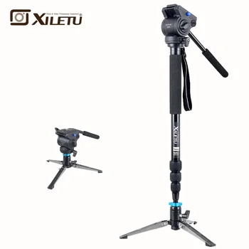 

Xiletu MV284A LS4 Aluminum Monopod& Support Frame Hydraulic Head Camera Stabilizer For Canon Eos Nikon DSLR Camera