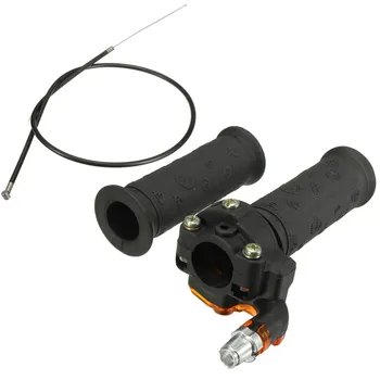 1 Pair Throttle Accelerator Grip Twist Cable For Pocket bike/4-stroke dirt bike/mini bike 50cc 90cc 110cc 125cc 140cc
1 Pair Throttle Accelerator Grip Twist Cable For Pocket bike/4-stroke dirt bike/mini bike 50cc 90cc 110cc 125cc 140cc