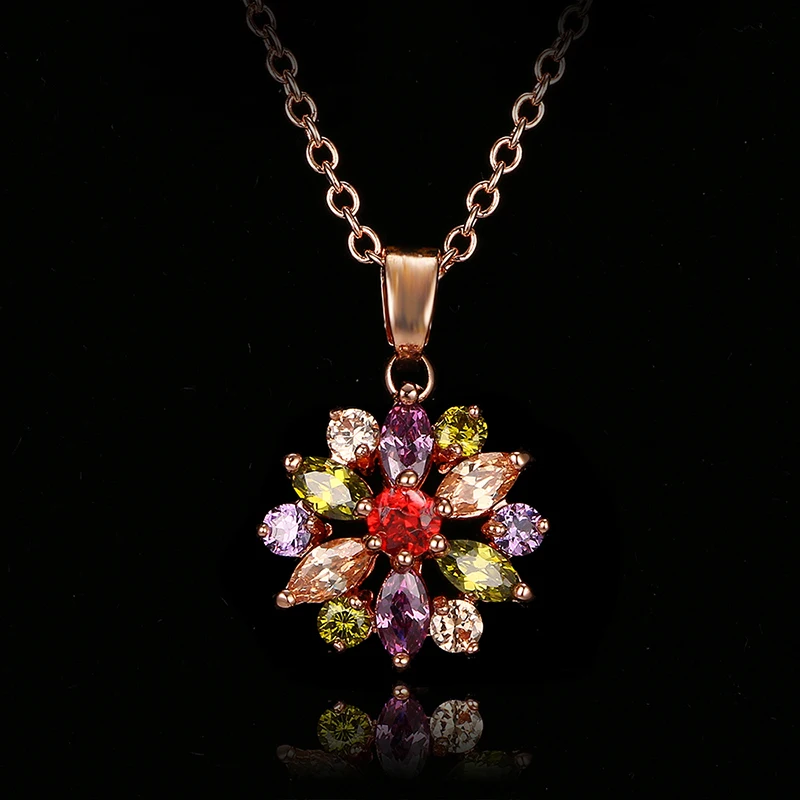 Bettyue Brand Fashion Charm Multicolor Zircon Necklace Rose Gold Color Pendant Necklaces Chain Jewelry For Women Wedding Gift
Bettyue Brand Fashion Charm Multicolor Zircon Necklace Rose Gold Color Pendant Necklaces Chain Jewelry For Women Wedding Gift