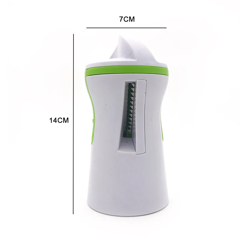 Portable spiralizer vegetable cutter manual spiralizer, stainless steel thistle spiral slicer for Zucchini potato spaghetti
Portable spiralizer vegetable cutter manual spiralizer, stainless steel thistle spiral slicer for Zucchini potato spaghetti