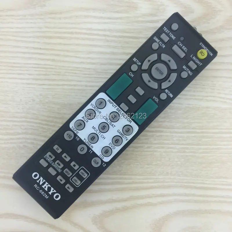 Replacement For ONKYO Power Amplifier A/V Receiver RC-682M RC-681M RC-606S RC-607M SR603/502/504 HTR550 Universal Remote Control
Replacement For ONKYO Power Amplifier A/V Receiver RC-682M RC-681M RC-606S RC-607M SR603/502/504 HTR550 Universal Remote Control