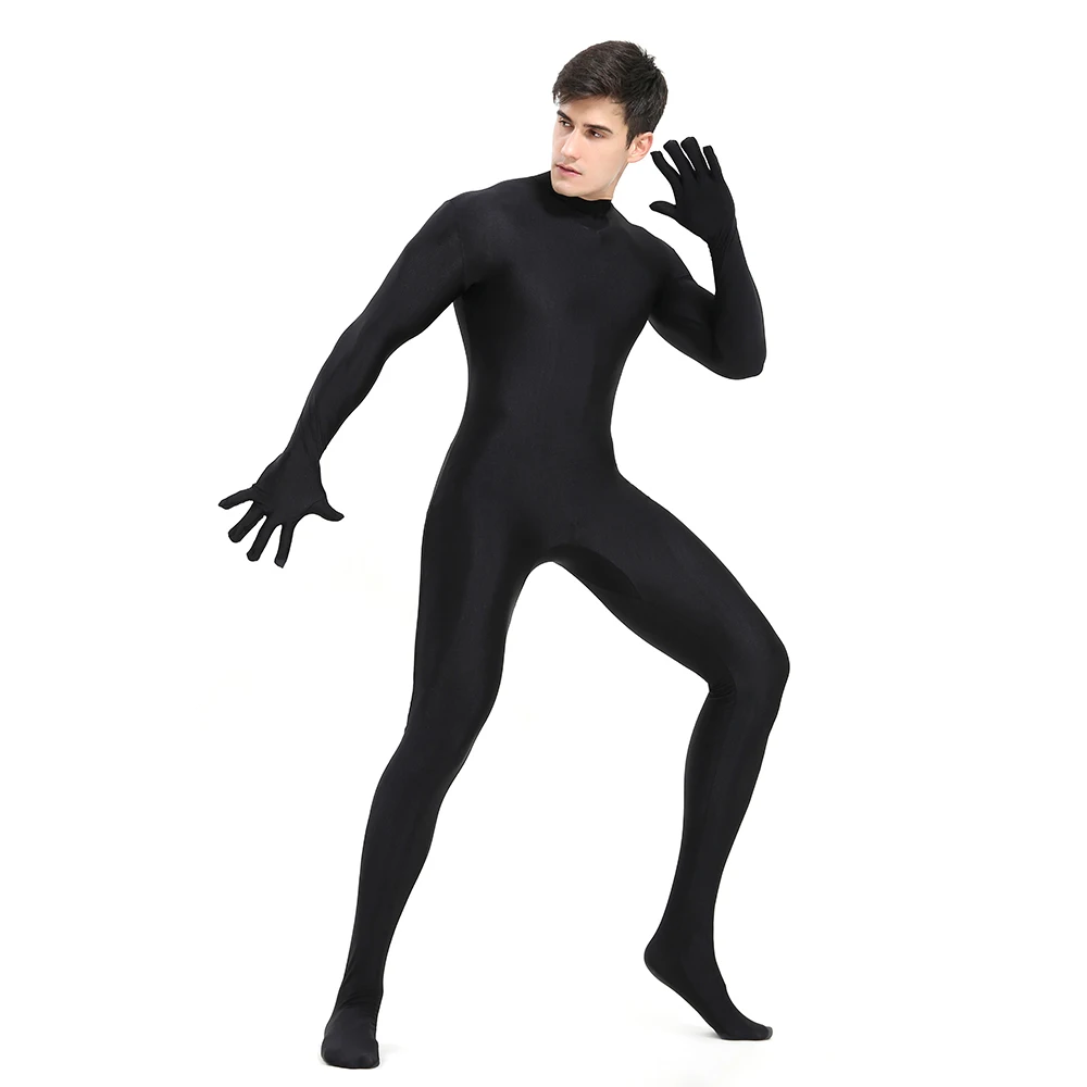 AOYLISEY Black Spandex Zentai Full Body Skin Tight Jumpsuit Unisex Suit for Women Unitard Lycra Hollween Costume Stage Wear
AOYLISEY Black Spandex Zentai Full Body Skin Tight Jumpsuit Unisex Suit for Women Unitard Lycra Hollween Costume Stage Wear