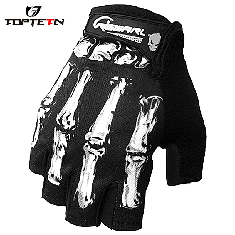 TOPTETN Half finger 1 pair of knight flower skeleton print hand gloves 3d ghost skeleton shin bone gloves bicycle motocross comb
TOPTETN Half finger 1 pair of knight flower skeleton print hand gloves 3d ghost skeleton shin bone gloves bicycle motocross comb