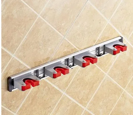 A2 Bathroom mop rack, broom rack, hanging space, aluminum hook, multifunctional hanger, metal mop rack, kitchen hook
A2 Bathroom mop rack, broom rack, hanging space, aluminum hook, multifunctional hanger, metal mop rack, kitchen hook