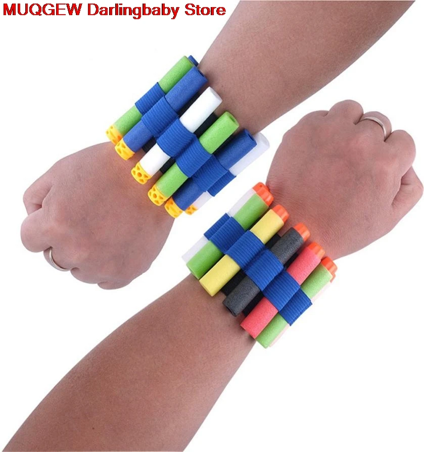 

Quick Reload Clips Foam Wristband Bracelet For Nerf N-Strike Elite Series Hobbies Outdoor Fun Sports Toy Guns Birthday Gift