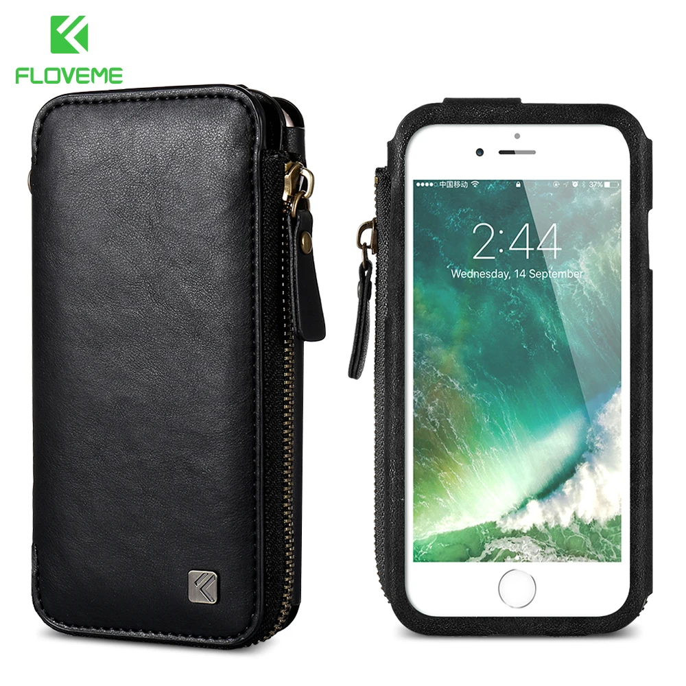 FLOVEME Vintage Wallet Case For iPhone 7 8 6 6S Plus Leather Cover Zipper Handbag Card Holder Retro Phone Bags For Samsung S6 S7
FLOVEME Vintage Wallet Case For iPhone 7 8 6 6S Plus Leather Cover Zipper Handbag Card Holder Retro Phone Bags For Samsung S6 S7
