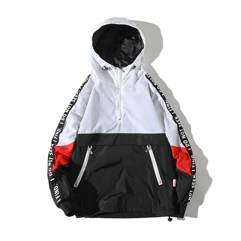 New Tracksuit Casual Jackets Male Pullover Jacket Patchwork fashion Hooded drop ship top Coat Hip Hop Color Block Streetwear
New Tracksuit Casual Jackets Male Pullover Jacket Patchwork fashion Hooded drop ship top Coat Hip Hop Color Block Streetwear