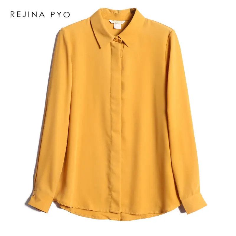 BIAORUINA Women Solid Chiffon All-match Tops Turn-down Collar Female Casual Elegant Tops 2019 Spring Womens Tops
BIAORUINA Women Solid Chiffon All-match Tops Turn-down Collar Female Casual Elegant Tops 2019 Spring Womens Tops