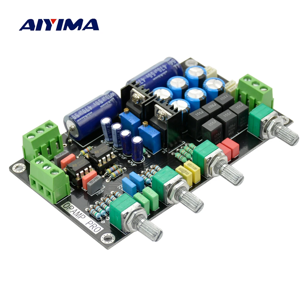 Предусилитель AIYIMA NE5532 доска для регулировки громкости|tone control board|preamp boardvolume tone board