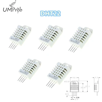 DHT22 Single-bus Digital Temperature and Humidity Sensor Module AM2302 Electronic Building Blocks SHT11 SHT15 DHT11
DHT22 Single-bus Digital Temperature and Humidity Sensor Module AM2302 Electronic Building Blocks SHT11 SHT15 DHT11