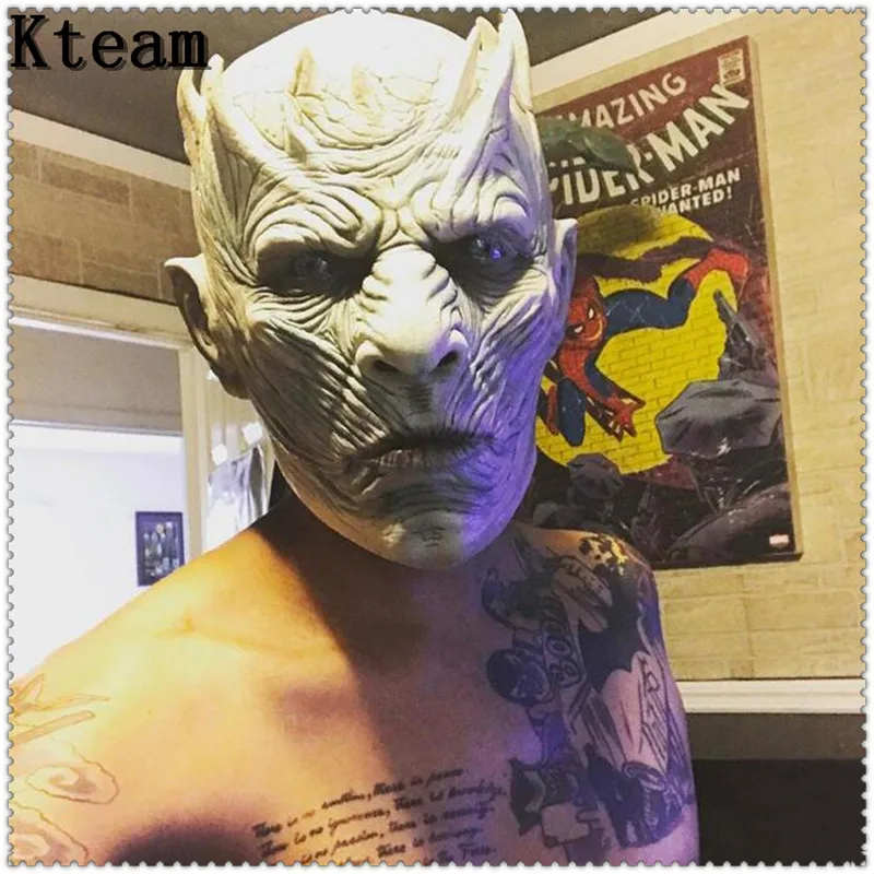 Hot Game Of Thrones Halloween Mask Night's King Walker Face NIGHT RE Zombie Latex Mask Adults Cosplay Throne Costume Party Mask
Hot Game Of Thrones Halloween Mask Night's King Walker Face NIGHT RE Zombie Latex Mask Adults Cosplay Throne Costume Party Mask