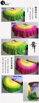 New Chinese Traditional real Silk Fans Veils with Gradient color Stage Show Props Fans with sequins
New Chinese Traditional real Silk Fans Veils with Gradient color Stage Show Props Fans with sequins