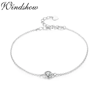 Cute 925 Sterling Silver Chain Round CZ Bead Charm Bracelet For Women Girls Jewelry Armbanden Voor Vrouwen Bracciali Brazaletes
Cute 925 Sterling Silver Chain Round CZ Bead Charm Bracelet For Women Girls Jewelry Armbanden Voor Vrouwen Bracciali Brazaletes