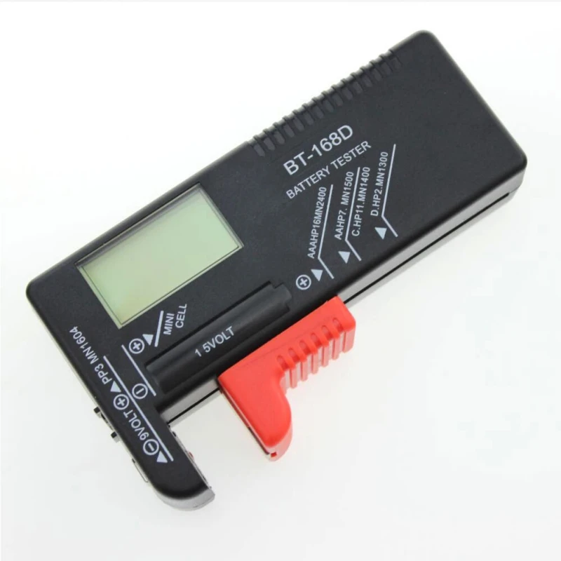 Digital Battery Capacity Tester Smart Electronic Power Indicator Measure For 1.5V And 9V AA AAA Cell C D Batteries
Digital Battery Capacity Tester Smart Electronic Power Indicator Measure For 1.5V And 9V AA AAA Cell C D Batteries