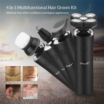 4 In 1 Washable Grooming Kit Beard Nose Ear Hair Trimmer Shaver Hair Cliper Electric Hair Cutting Machine Haircut for Men 45
4 In 1 Washable Grooming Kit Beard Nose Ear Hair Trimmer Shaver Hair Cliper Electric Hair Cutting Machine Haircut for Men 45