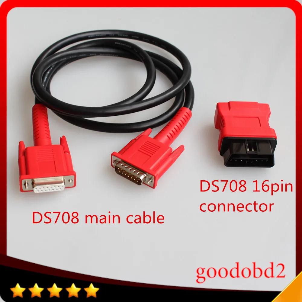 For Autel DS708 Connect main test cable and ds708 connector 16pin obd2 adapter for Autel MaxiDas DS708 Automotive Diagnostic
For Autel DS708 Connect main test cable and ds708 connector 16pin obd2 adapter for Autel MaxiDas DS708 Automotive Diagnostic