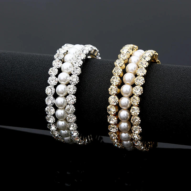 Guvivi Crystal Rhinestone Bracelet Bangles for Women Adjustable Wide Cuff Bangles Wedding Jewelry Gifts 2019 Wholesale Guvivi Crystal Rhinestone Bracelet Bangles for Women Adjustable Wide Cuff Bangles Wedding Jewelry Gifts 2019 Wholesale