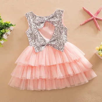 Children's Clothing Summer Dress Europe Bow Sequins Fashion Princess Cake Dress Party Dress Clothes
Children's Clothing Summer Dress Europe Bow Sequins Fashion Princess Cake Dress Party Dress Clothes