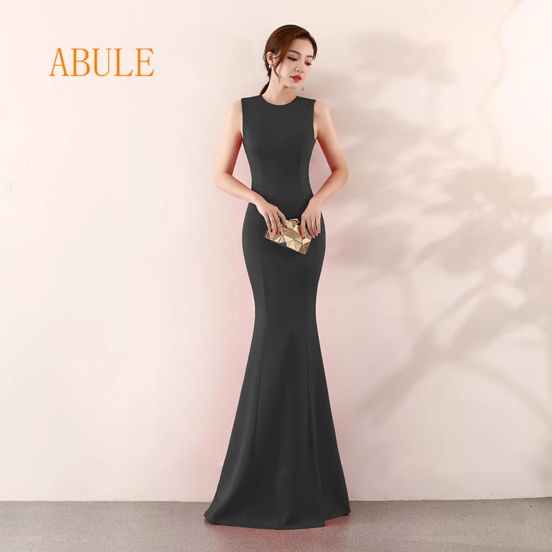 ABULE long Evening Dresses for women zipper o-neck elegant simple Mermaid sleeveless sexy Robe De Soiree Party Prom dress
ABULE long Evening Dresses for women zipper o-neck elegant simple Mermaid sleeveless sexy Robe De Soiree Party Prom dress