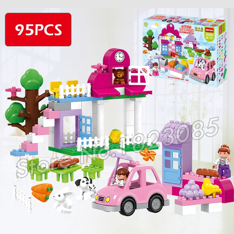 95pcs Big Size Princess Collection Super Busy Market Model Building Blocks Bricks Kid Gift Compatible With Lego Duplo 95pcs Big Size Princess Collection Super Busy Market Model Building Blocks Bricks Kid Gift Compatible With Lego Duplo<br><br>Aliexpress