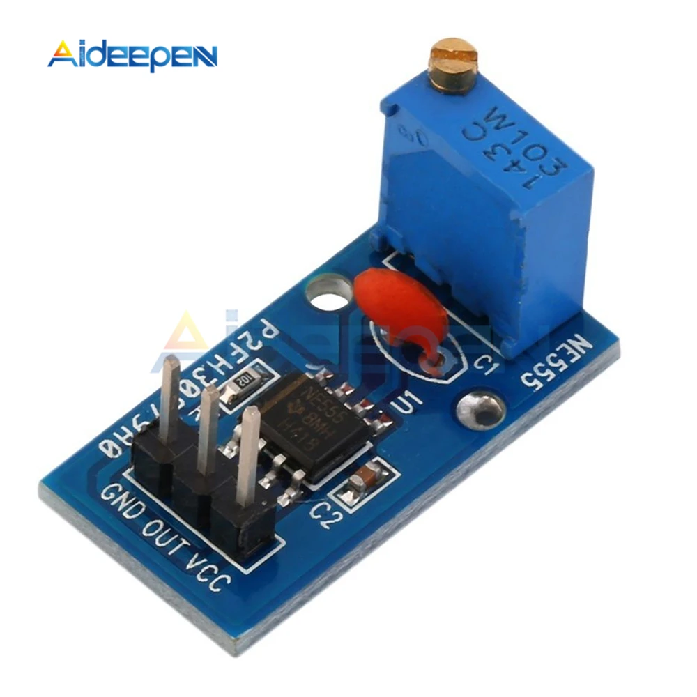 2Pcs NE555 Adjustable Resistnce Frequency Pulse Generator Module 5V-12V for Arduino Smart Car
2Pcs NE555 Adjustable Resistnce Frequency Pulse Generator Module 5V-12V for Arduino Smart Car