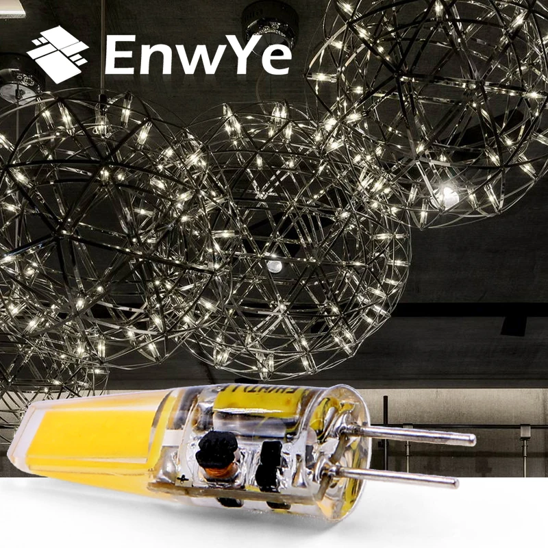 EnwYe LED G4 Lamp Bulb AC/DC 12V 220V Dimmer 3W 6W COB SMD LED Lighting Lights replace Halogen Spotlight Chandelier
EnwYe LED G4 Lamp Bulb AC/DC 12V 220V Dimmer 3W 6W COB SMD LED Lighting Lights replace Halogen Spotlight Chandelier