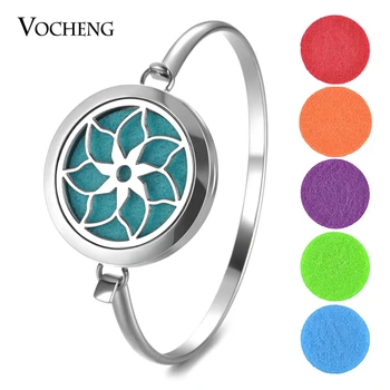 10pcs/lot 2 Styles Flower Essential Oil Diffuser Locket Bracelet 316L Stainless Steel Aroma Bangle With Free Felt Pads VA-572*10
10pcs/lot 2 Styles Flower Essential Oil Diffuser Locket Bracelet 316L Stainless Steel Aroma Bangle With Free Felt Pads VA-572*10