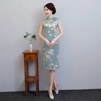 Shanghai Story 2019 New Sale Chinese Cheongsam Dress For Women Vintage Qipao Dresses Long
Shanghai Story 2019 New Sale Chinese Cheongsam Dress For Women Vintage Qipao Dresses Long