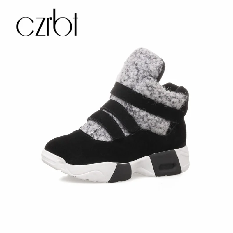 czrbt 2018 Winter Genuine Leather Warm snow boots Fashion Round Toe Sneakers Flat Shoes Keep Warm Casual Flats Women Boots 
czrbt 2018 Winter Genuine Leather Warm snow boots Fashion Round Toe Sneakers Flat Shoes Keep Warm Casual Flats Women Boots