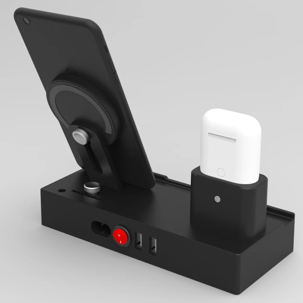 New arrival 3 In 1 Charging Stand Charge Dock Station Pad for Apple Watch/Earbuds/Phone HSJ-19 | Мобильные телефоны и