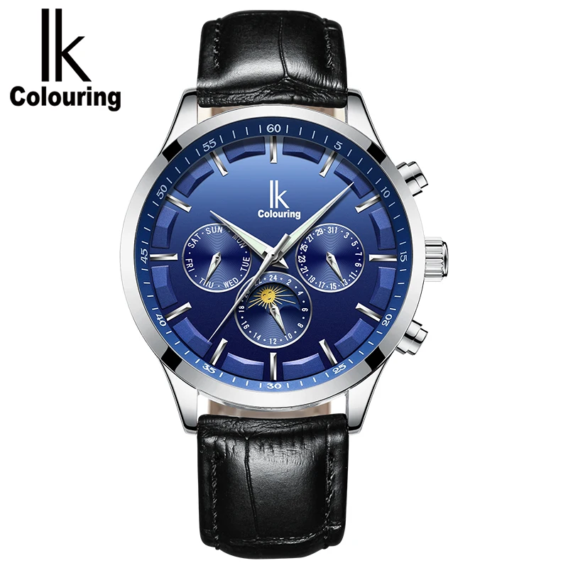 IK colouring K015 Men Automatic Mechanical Watches Stainless Luxury Brand Gold Plated Date Male Wrist Watches Watch Leather Ban
IK colouring K015 Men Automatic Mechanical Watches Stainless Luxury Brand Gold Plated Date Male Wrist Watches Watch Leather Ban
