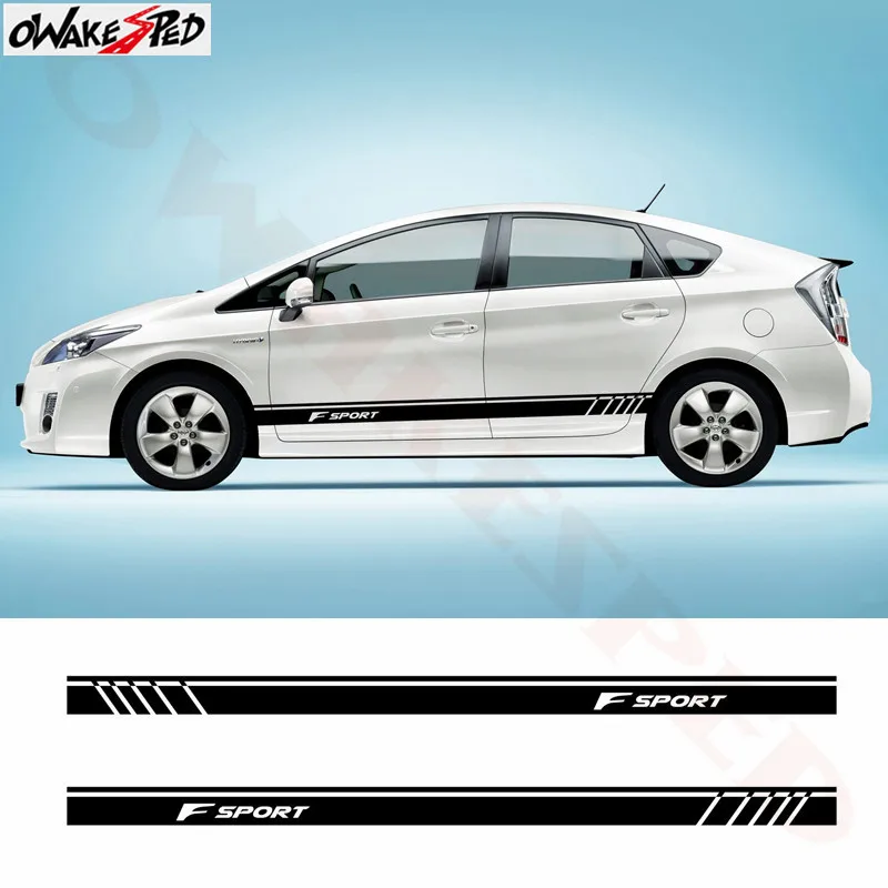 2 PCS Car Vinyl Decal Side Skirt Stripes Stickers Graphics F Sport Styling For Toyota Camry Avalon Yaris Prius Verso Corolla
2 PCS Car Vinyl Decal Side Skirt Stripes Stickers Graphics F Sport Styling For Toyota Camry Avalon Yaris Prius Verso Corolla