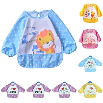 50Pcs/Lot For 1-3 Year Old Baby Cute Waterproof Long Sleeved Bib Baby Feeding Painting Clothes Apron
50Pcs/Lot For 1-3 Year Old Baby Cute Waterproof Long Sleeved Bib Baby Feeding Painting Clothes Apron