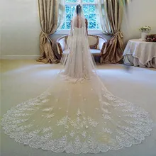 3.5 Meter Long Wedding Veil Lace Edge Bridal Veil with Comb Wedding Accessories Vestido de noiva voile de mariee
3.5 Meter Long Wedding Veil Lace Edge Bridal Veil with Comb Wedding Accessories Vestido de noiva voile de mariee