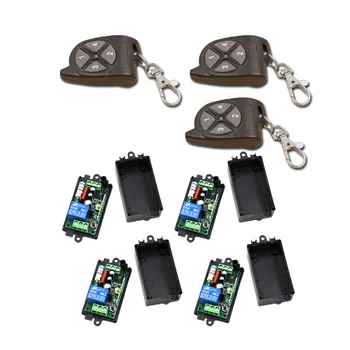 Best Price AC110V 220V 1CH RF Wireless Remote Control Switch System 3Transmitter+4Receiver with 4 Buttons Free Shipping
Best Price AC110V 220V 1CH RF Wireless Remote Control Switch System 3Transmitter+4Receiver with 4 Buttons Free Shipping