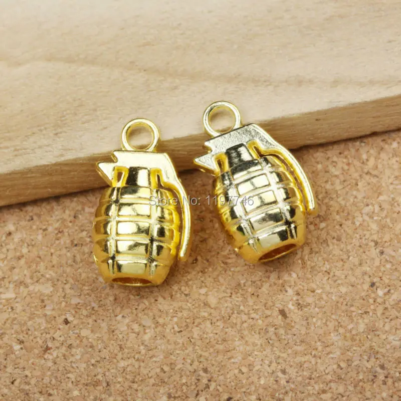 Gold Tone 3D Hand Grenade Pendant Handcrafted Accessories Fashion DIY Necklace Making Charms Jewelry Findings 22x13x11mm 10pcs
Gold Tone 3D Hand Grenade Pendant Handcrafted Accessories Fashion DIY Necklace Making Charms Jewelry Findings 22x13x11mm 10pcs