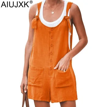 AIUJXK 2019 Summer overall Knotted Cotton And Linen Button Pocket Romper Women Streetwear Casual Playsuit Female Jumpsuit Shorts
AIUJXK 2019 Summer overall Knotted Cotton And Linen Button Pocket Romper Women Streetwear Casual Playsuit Female Jumpsuit Shorts