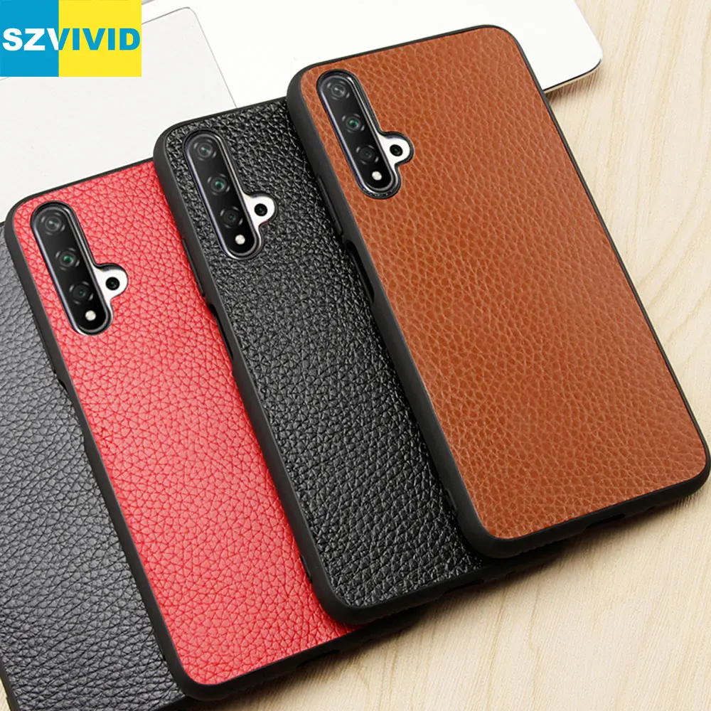 Genuine Real Leather Case Cover For Huawei Honor 20 Pro Lichee Litchi Business Back Protector Shell
Genuine Real Leather Case Cover For Huawei Honor 20 Pro Lichee Litchi Business Back Protector Shell