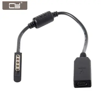CY USB 3.1 Type C USB-C Female DC 12V to Surface Pro1 Pro2 Charge Cable Adapter
CY USB 3.1 Type C USB-C Female DC 12V to Surface Pro1 Pro2 Charge Cable Adapter