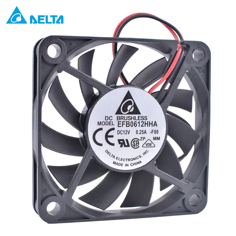 COOLING REVOLUTION EFB0612HHA 6cm 60mm 6010 12V 0.25A Double ball bearing large air volume cooling fan
COOLING REVOLUTION EFB0612HHA 6cm 60mm 6010 12V 0.25A Double ball bearing large air volume cooling fan